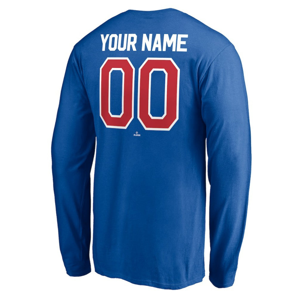 Chicago Cubs Personalized Winning Streak Name & Number Long Sleeve T-Shirt - MLB T-shirts