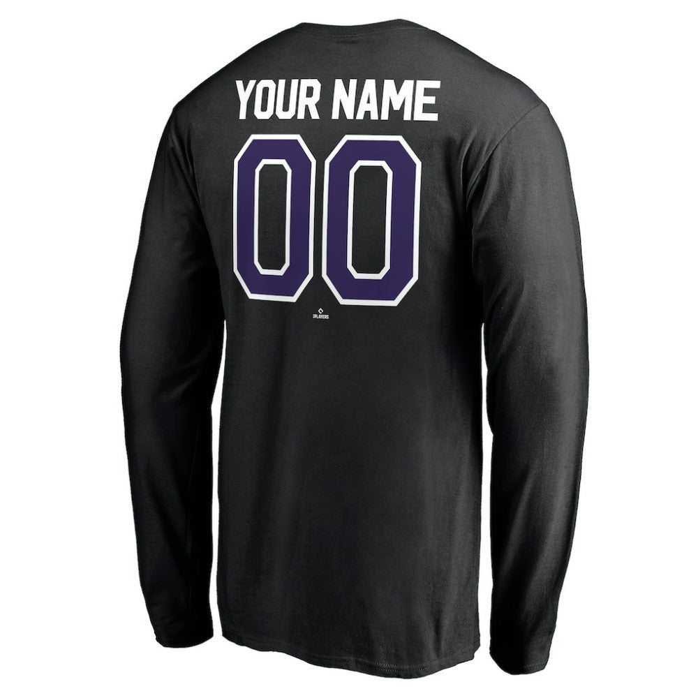 Colorado Rockies Personalized Winning Streak Name & Number Long Sleeve T-Shirt - MLB T-shirts