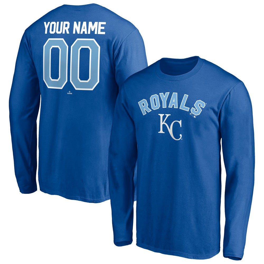 Kansas City Royals Personalized Winning Streak Name & Number Long Sleeve T-Shirt - MLB T-shirts