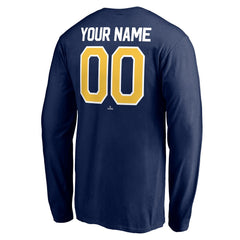 Milwaukee Brewers Personalized Winning Streak Name & Number Long Sleeve T-Shirt - MLB T-shirts