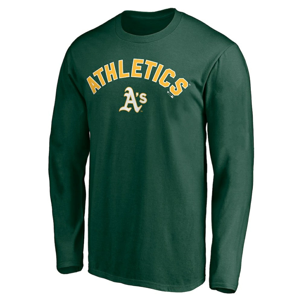 Athletics Personalized Winning Streak Name & Number Long Sleeve T-Shirt - MLB T-shirts