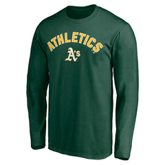 Athletics Personalized Winning Streak Name & Number Long Sleeve T-Shirt - MLB T-shirts