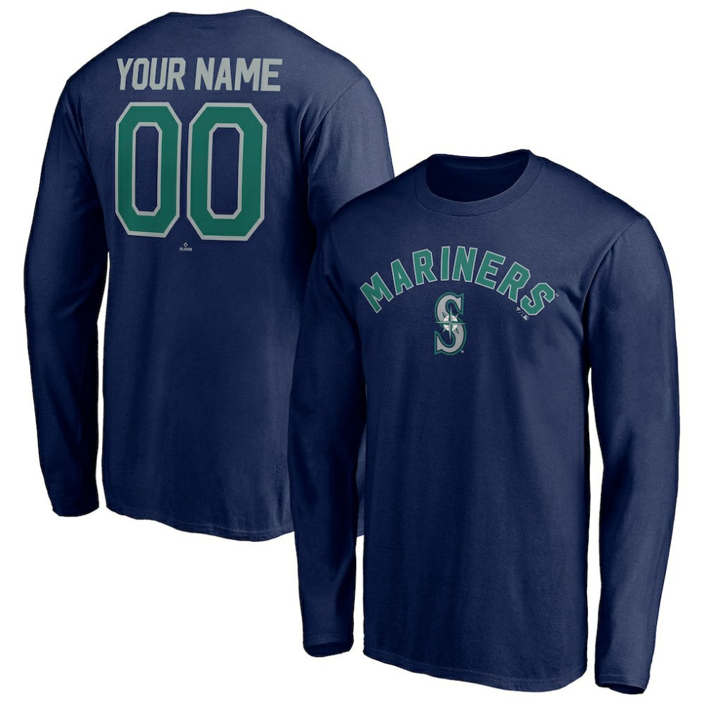 Seattle Mariners Personalized Winning Streak Name & Number Long Sleeve T-Shirt - MLB T-shirts