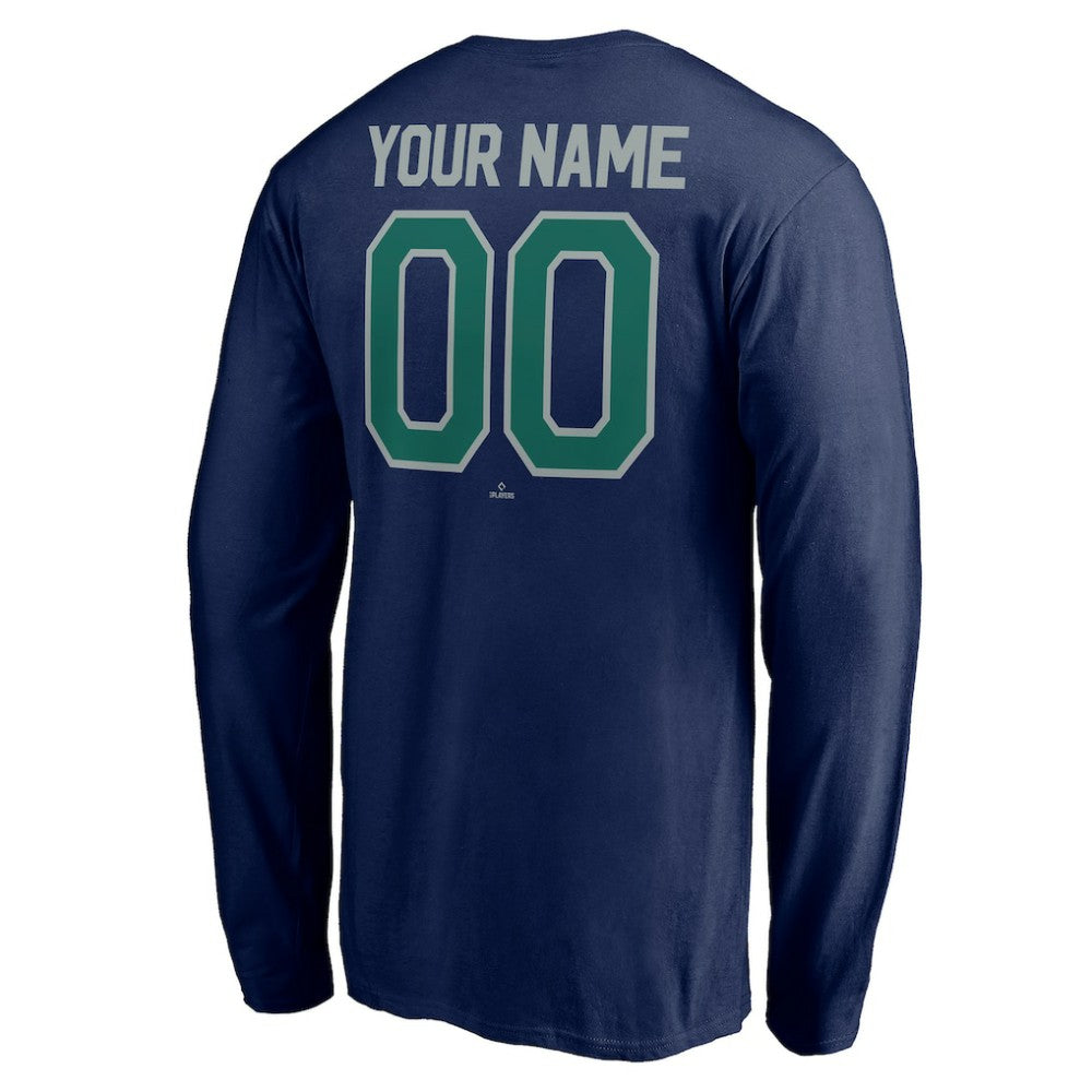 Seattle Mariners Personalized Winning Streak Name & Number Long Sleeve T-Shirt - MLB T-shirts