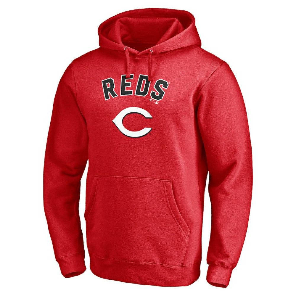 Cincinnati Reds Personalized Winning Streak Name & Number Pullover Hoodie - MLB Hoodies