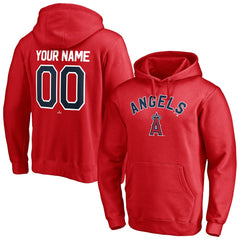 Los Angeles Angels Personalized Winning Streak Name & Number Pullover Hoodie - MLB Hoodies