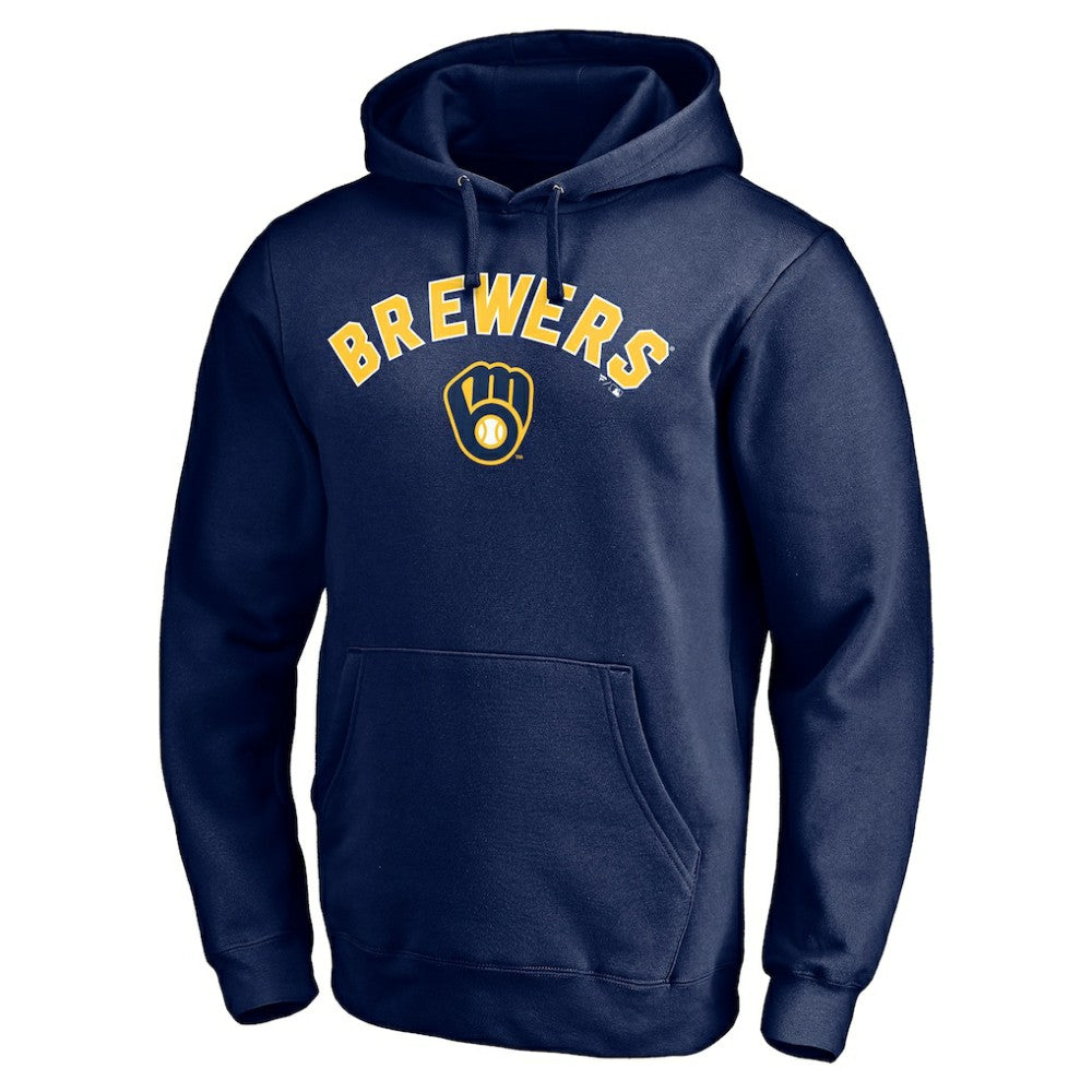 Milwaukee Brewers Personalized Winning Streak Name & Number Pullover Hoodie - MLB Hoodies