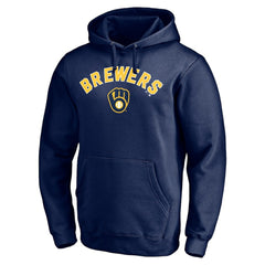 Milwaukee Brewers Personalized Winning Streak Name & Number Pullover Hoodie - MLB Hoodies