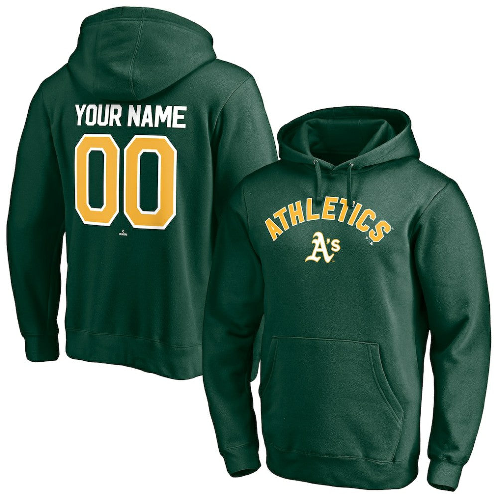 Athletics Personalized Winning Streak Name & Number Pullover Hoodie - MLB Hoodies