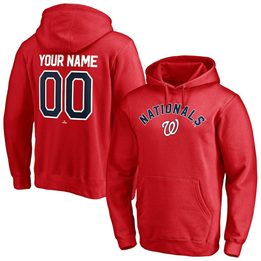 Washington Nationals Personalized Winning Streak Name & Number Pullover Hoodie - MLB Hoodies