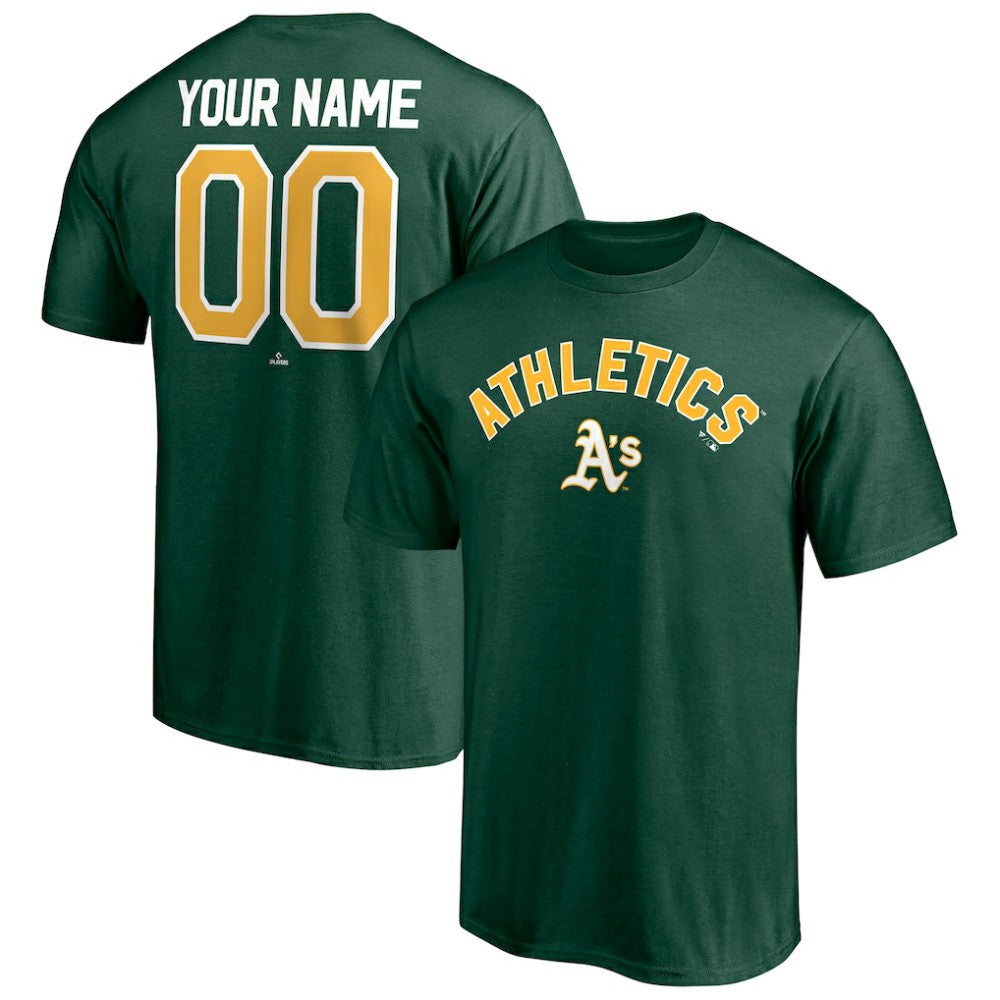 Athletics Personalized Team Winning Streak Name & Number T-Shirt - MLB T-shirts