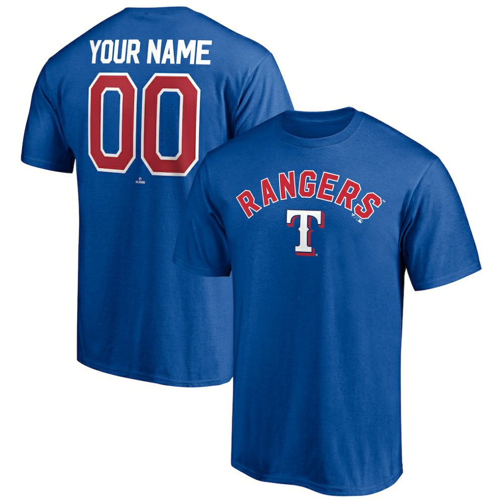 Texas Rangers Personalized Team Winning Streak Name & Number T-Shirt - MLB T-shirts