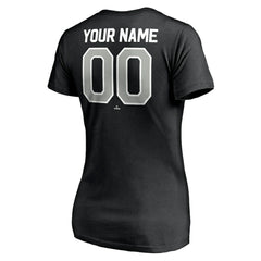 Chicago White Sox Women's Personalized Winning Streak Name & Number V-Neck T-Shirt - MLB T-shirts