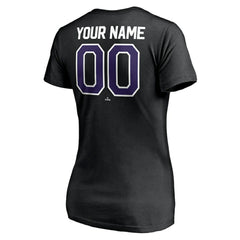 Colorado Rockies Women's Personalized Winning Streak Name & Number V-Neck T-Shirt - MLB T-shirts
