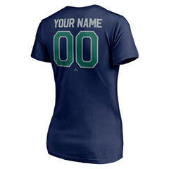 Seattle Mariners Women's Personalized Winning Streak Name & Number V-Neck T-Shirt - MLB T-shirts