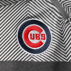 Chicago Cubs Levelwear Women's Verse Asymmetrical Raglan Tri-Blend Quarter-Zip Jacket - MLB Jackets