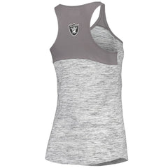 Las Vegas Raiders Women's Space Dye Racerback Scoop Neck Tank Top | NFL On sale