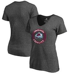 Colorado Avalanche Women's #WeSkateFor V-Neck T-Shirt -  NHL T-shirts