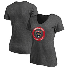 Florida Panthers Women's #WeSkateFor V-Neck T-Shirt -  NHL T-shirts