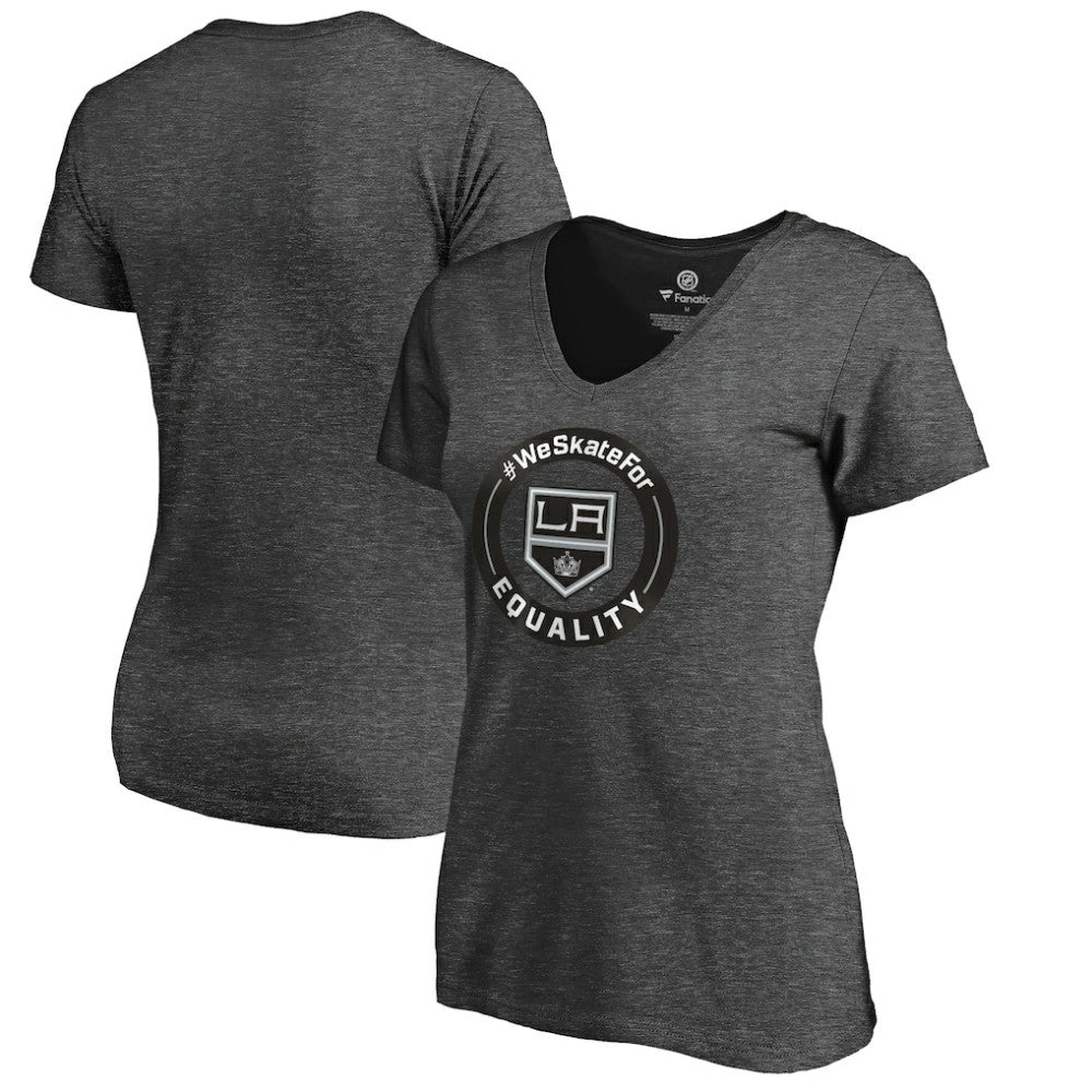 Los Angeles Kings Women's #WeSkateFor V-Neck T-Shirt -  NHL T-shirts