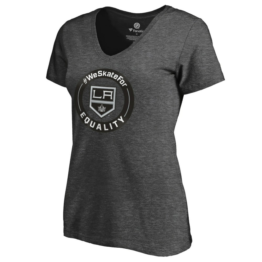 Los Angeles Kings Women's #WeSkateFor V-Neck T-Shirt -  NHL T-shirts