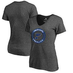 St. Louis Blues Women's #WeSkateFor V-Neck T-Shirt -  NHL T-shirts