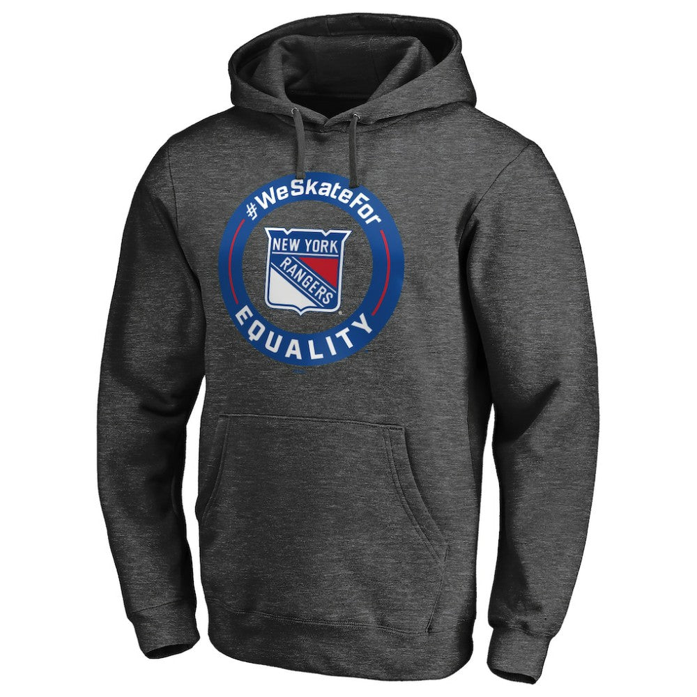 New York Rangers #WeSkateFor Pullover Hoodie -  NHL Hoodies