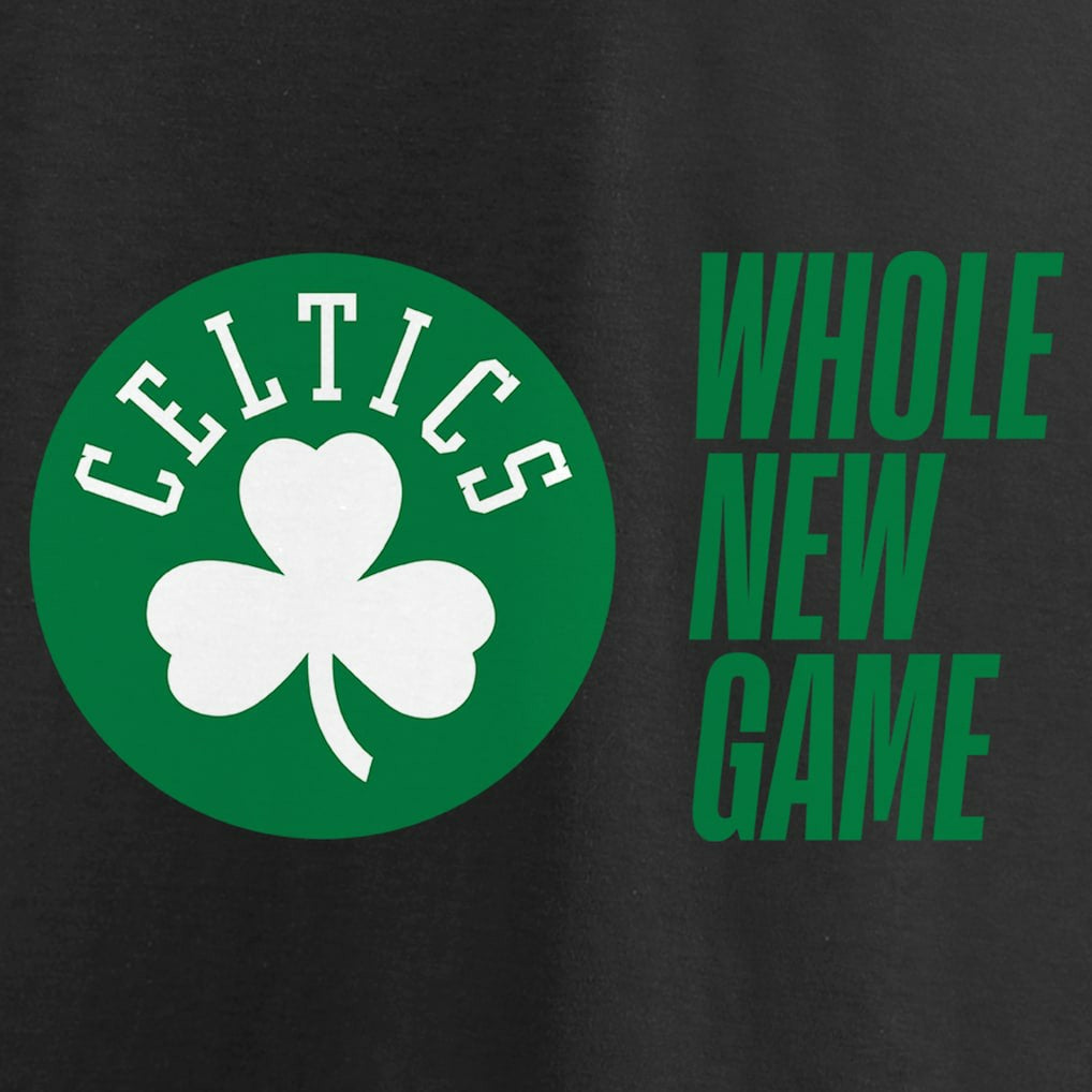 Black Boston Celtics Whole New Game Team T-Shirt | NBA