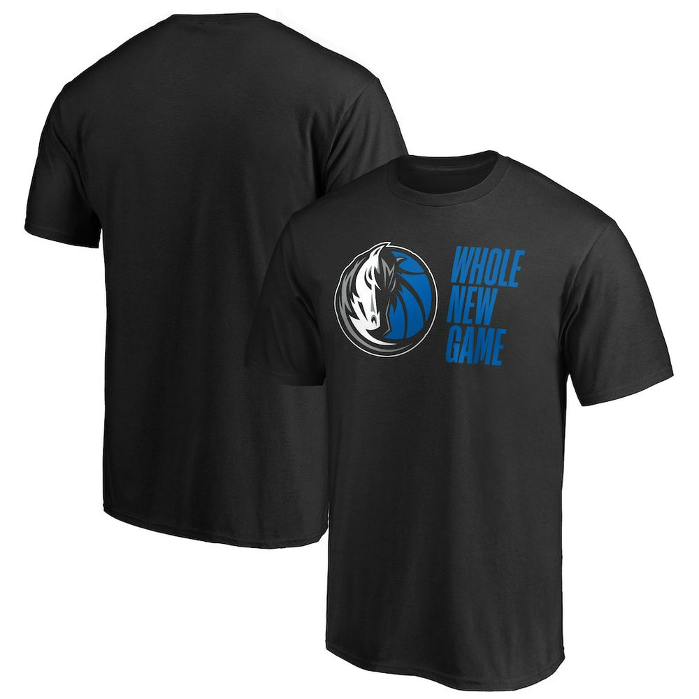 Black Dallas Mavericks Whole New Game Team T-Shirt sale | NBA