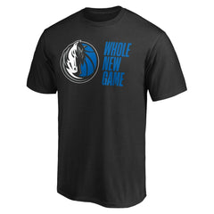 Black Dallas Mavericks Whole New Game Team T-Shirt sale | NBA