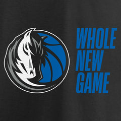 Black Dallas Mavericks Whole New Game Team T-Shirt sale | NBA