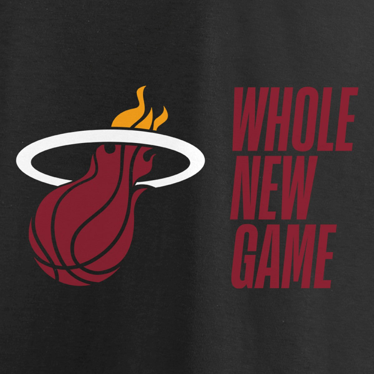 Black Miami Heat Whole New Game Team T-Shirt | NBA