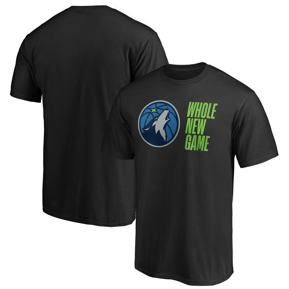 Black Minnesota Timberwolves Whole New Game Team T-Shirt | NBA
