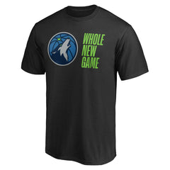 Black Minnesota Timberwolves Whole New Game Team T-Shirt | NBA