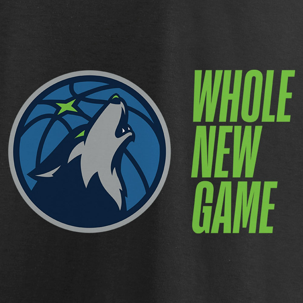 Black Minnesota Timberwolves Whole New Game Team T-Shirt | NBA