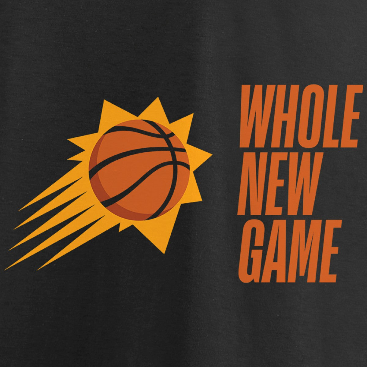 Black Phoenix Suns Whole New Game Team T-Shirt | NBA