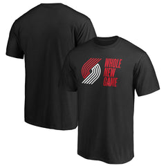 Black Portland Trail Blazers Whole New Game Team T-Shirt | NBA