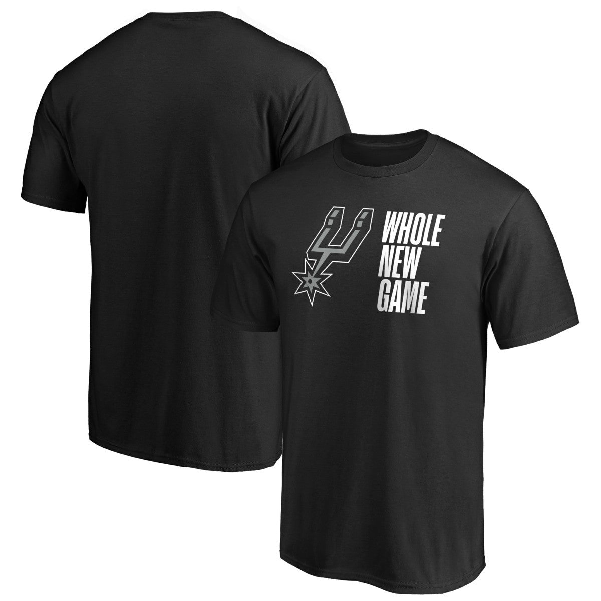 Black San Antonio Spurs Whole New Game Team T-Shirt | NBA
