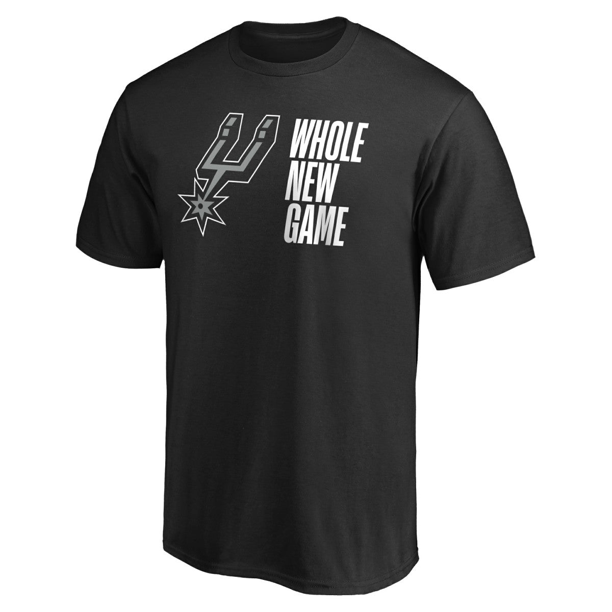 Black San Antonio Spurs Whole New Game Team T-Shirt | NBA
