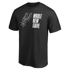 Black San Antonio Spurs Whole New Game Team T-Shirt | NBA