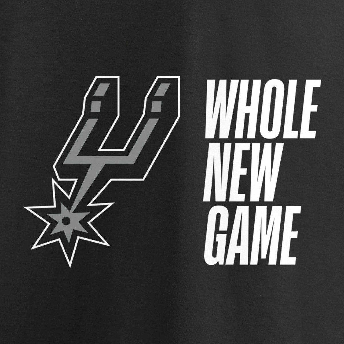 Black San Antonio Spurs Whole New Game Team T-Shirt | NBA
