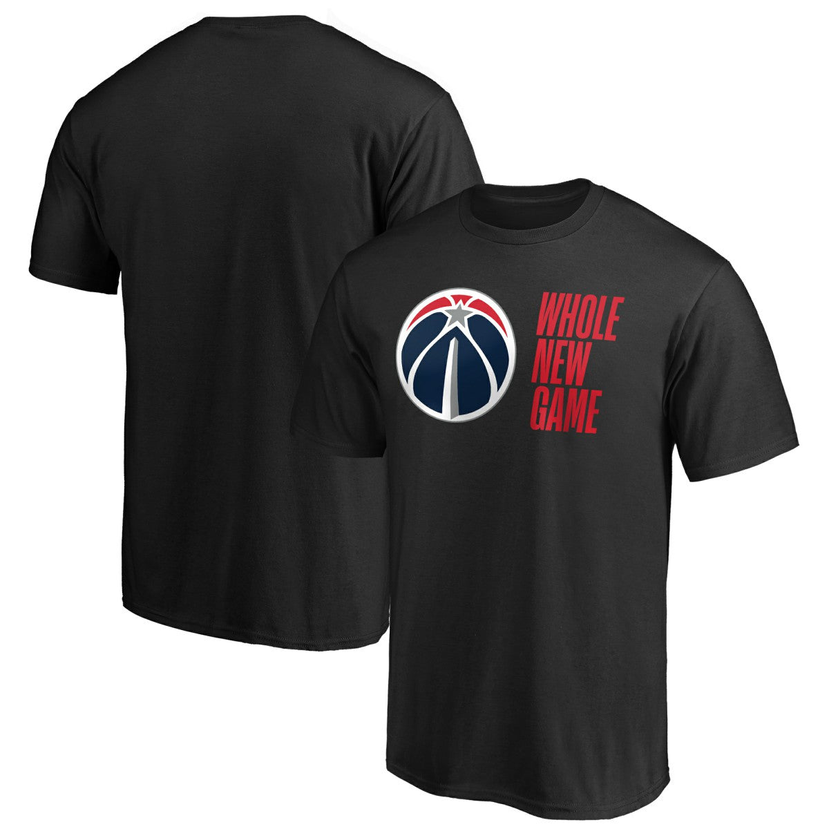 Black Washington Wizards Whole New Game Team T-Shirt | NBA