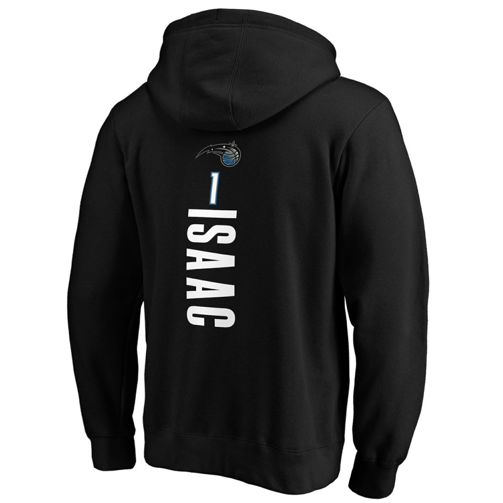Black Jonathan Isaac Orlando Magic Playmaker Name & Number Pullover Hoodie | NBA