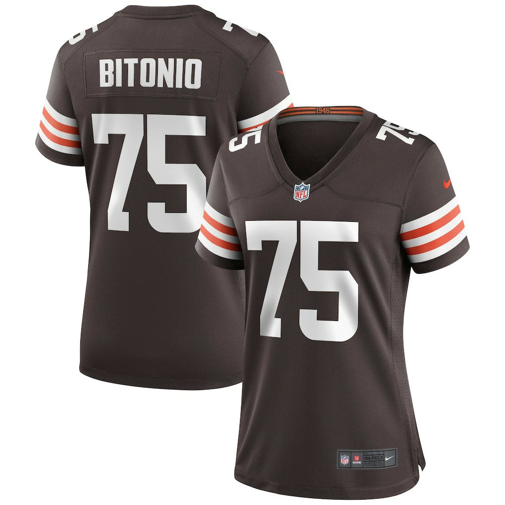 Cleveland Browns Joel Bitonio  Women's Game Jersey | NFL Online