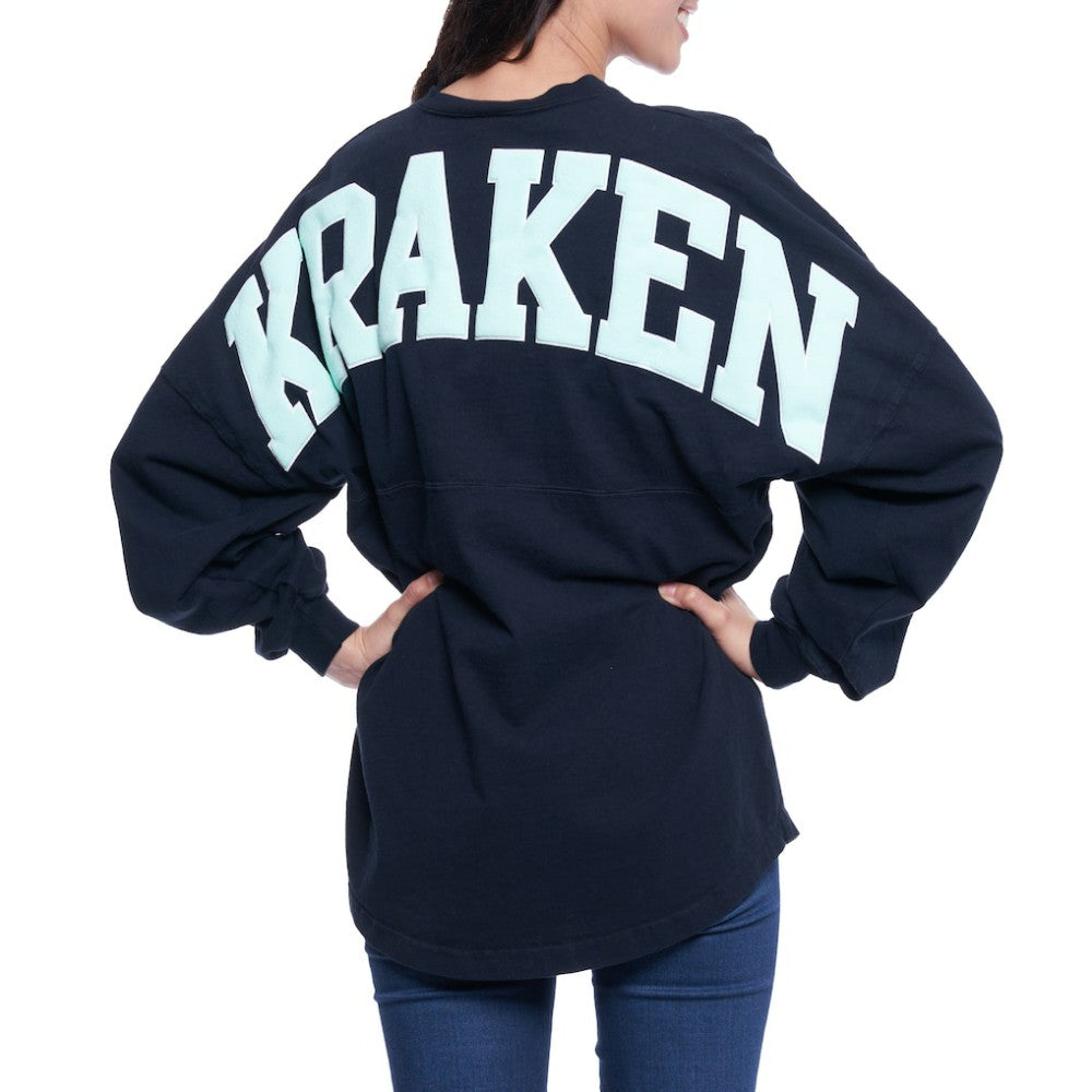 Seattle Kraken Fanatics Women's Lace Up Long Sleeve Spirit Top -  NHL