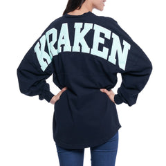 Seattle Kraken Fanatics Women's Lace Up Long Sleeve Spirit Top -  NHL