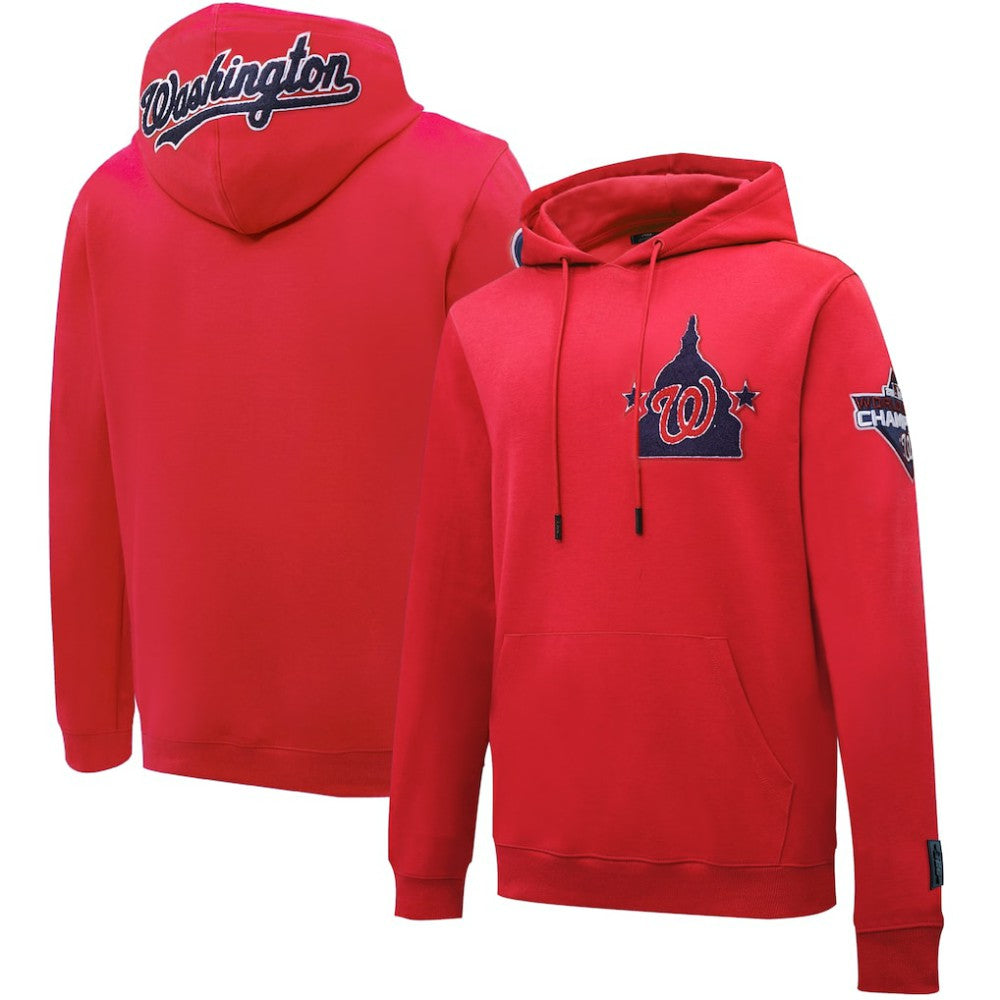 Washington Nationals Pro Standard Logo Pullover Hoodie - MLB Hoodies