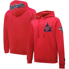 Washington Nationals Pro Standard Logo Pullover Hoodie - MLB Hoodies