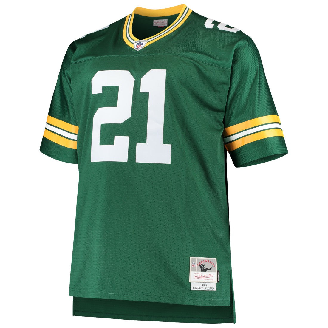 Green Bay Packers Charles Woodson  Big & Tall 2010 Retired Player Replica Jersey | NFL Outlet