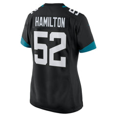 Jacksonville Jaguars DaVon Hamilton  Women's Game Jersey | NFL Outlet